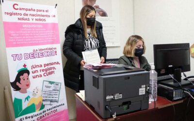 REALIZAN ACCIONES DE MEJORA EN EL REGISTRO CIVIL