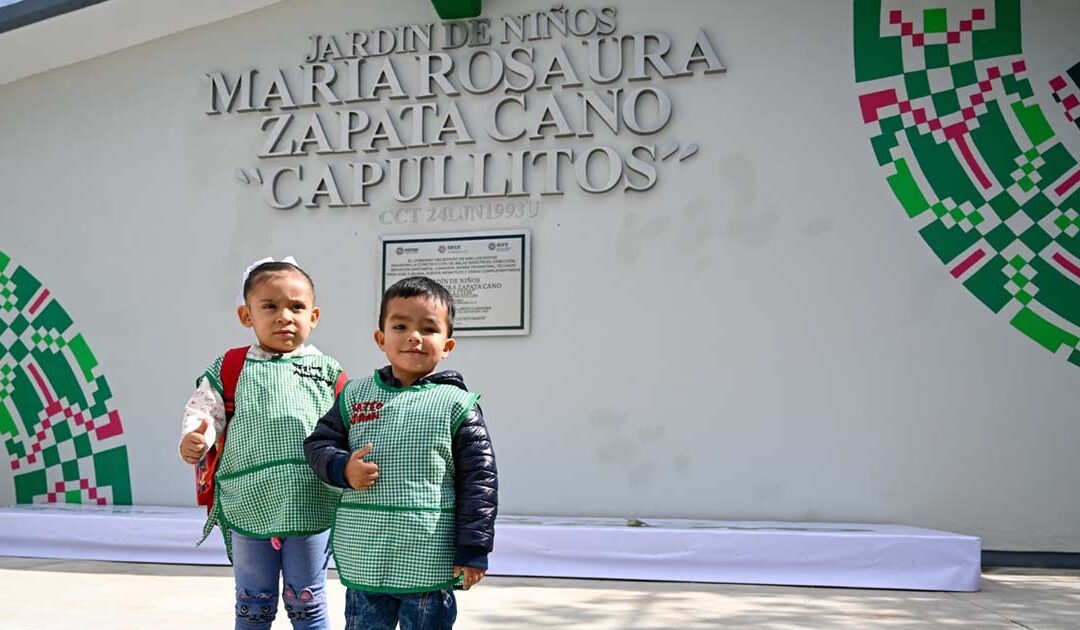ENTREGAN REHABILITACIÓN DE JARDÍN DE NIÑOS EN SOLEDAD