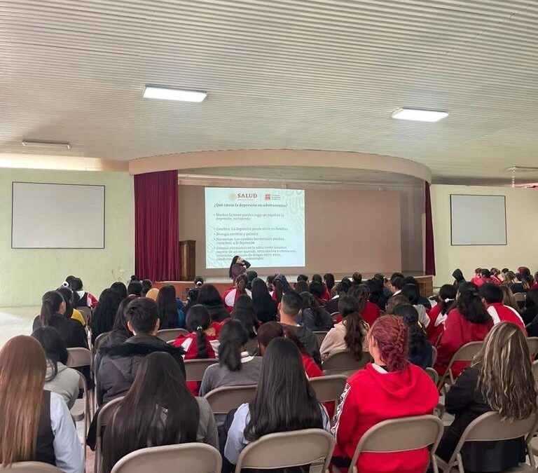 PROMUEVEN SALUD MENTAL EN ESCUELAS