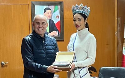 REBOZO DE SEDA, ESTANDARTE MEXICANO EN MISS MUNDO