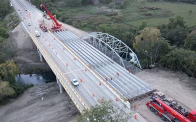 REINICIAN LOS TRABAJOS EN LA OBRA DEL PUENTE EL PUJAL EN VIA VALLES-TAMAZUNCHALE