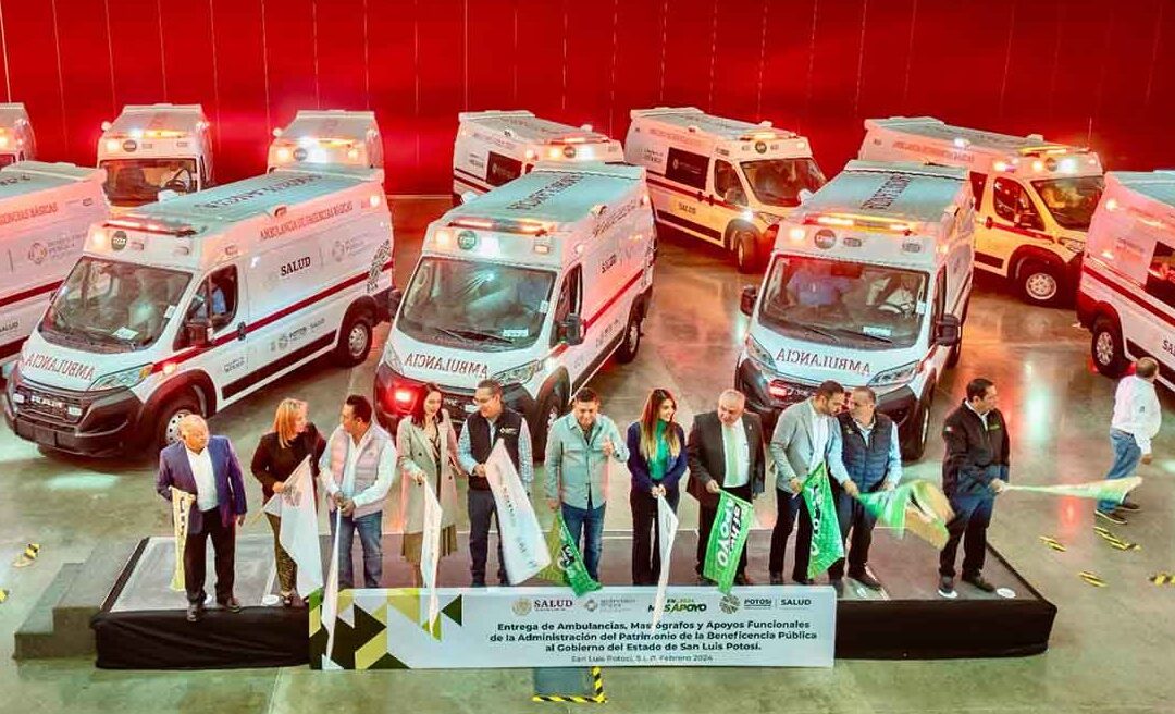 ENTREGAN EQUIPAMIENTO MÉDICO PARA PROVEER A NOSOCOMIOS DEL ESTADO