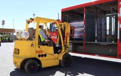 CAPACITAN A TRABAJADORES DE ARCA CONTINENTAL COCA-COLA EN OPERACIÓN DE MONTACARGAS