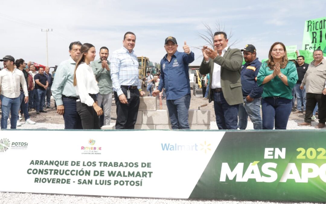 ARRANCAN OBRAS DE CONSTRUCCIÓN DEL WALMART EN RIOVERDE