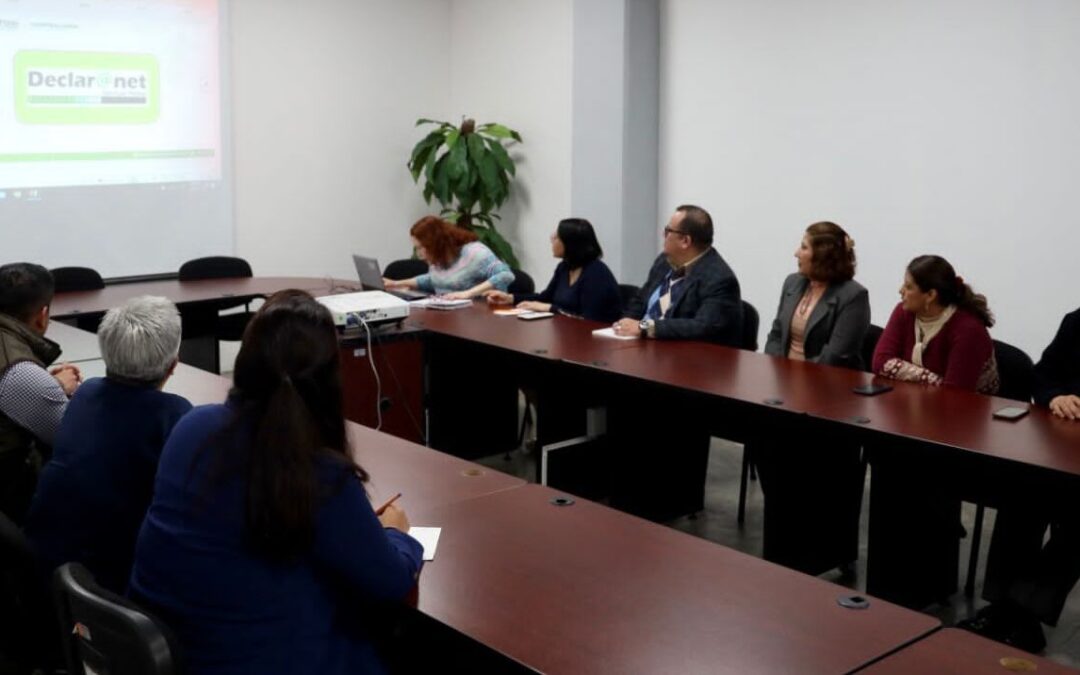 CAPACITAN A LOS SERVIDORES PÚBLICOS ENCARGADOS DE LA IMPLEMENTACIÓN DEL SISTEMA DECLARANET SAN LUIS