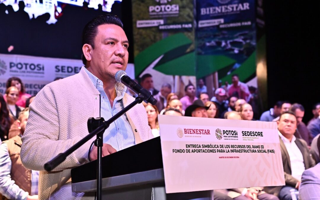 SECRETARIO DE GOBIERNO VISLUMBRA PROGRESO EN MUNICIPIOS POTOSINOS TRAS ENTREGA DE RECURSOS