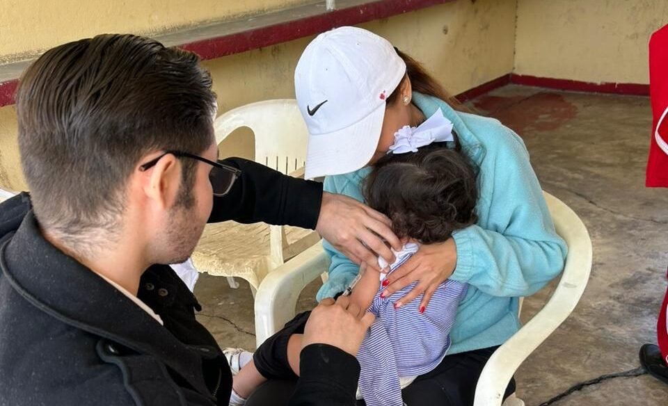 PROMUEVEN CAMPAÑA DE VACUNACIÓN CONTRA EL SARAMPIÓN