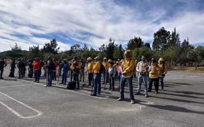 250 BRIGADISTAS COMBATEN INCENDIOS FORESTALES EN SLP