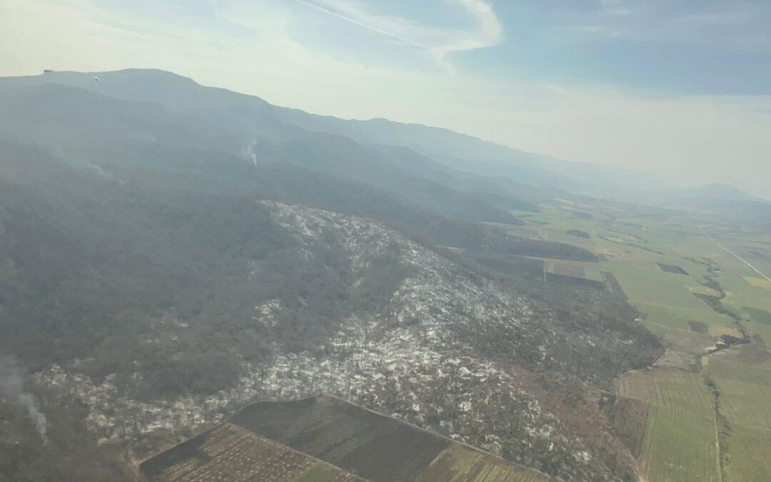 ACTUALIZAN INFORMACIÓN SOBRE INCENDIOS FORESTALES EN LA HUASTECA