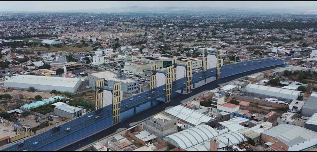 ARRANCA CONSTRUCCIÓN DE PUENTE VEHICULAR EN CIRCUITO POTOSÍ Y CORONEL ROMERO