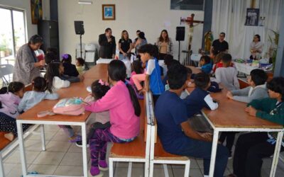 NIÑOS MIGRANTES CELEBRARON EL DÍA DE LA NIÑEZ EN SLP