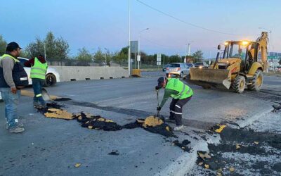 RETIRAN TOPES IMPROVISADOS QUE AFECTABAN VIALIDAD EN CIRCUITO POTOSÍ Y VILLA MAGNA
