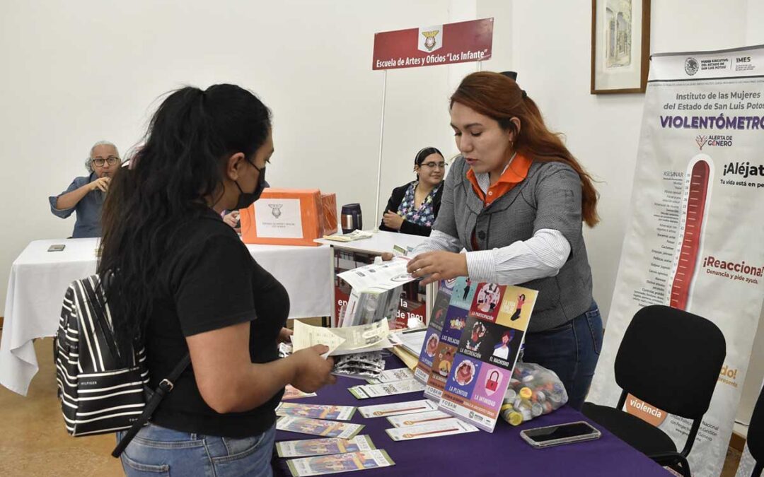 San Luis Potosí: Jornada Institucional Brinda Apoyo Integral a Mujeres Víctimas de Violencia de Género