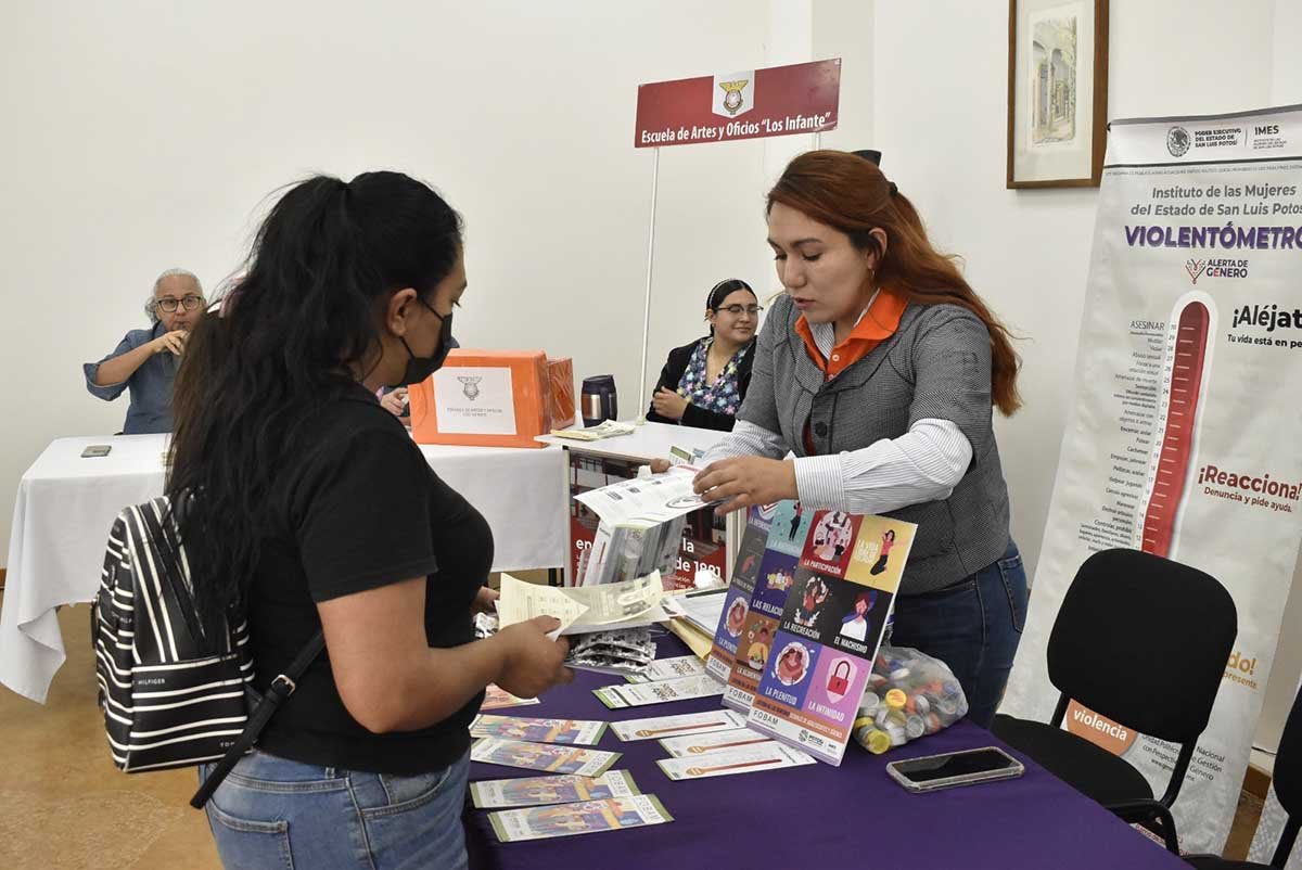San Luis Potosí: Jornada Institucional Brinda Apoyo Integral a Mujeres Víctimas de Violencia de Género