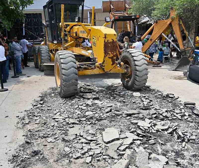 REHABILITARÁN CALLE ESTADIO EN CIUDAD VALLES