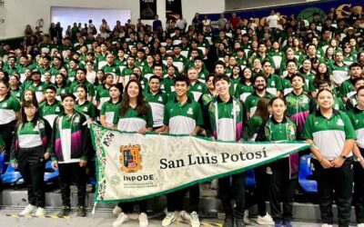 ABANDERAN A DELEGACIÓN POTOSINA QUE PARTICIPARÁ EN JUEGOS NACIONALES CONADE 2024 