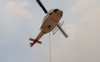 SE SUMAN DOS AERONAVES AL COMBATE DEL INCENDIO FORESTAL EN SANTA MARÍA