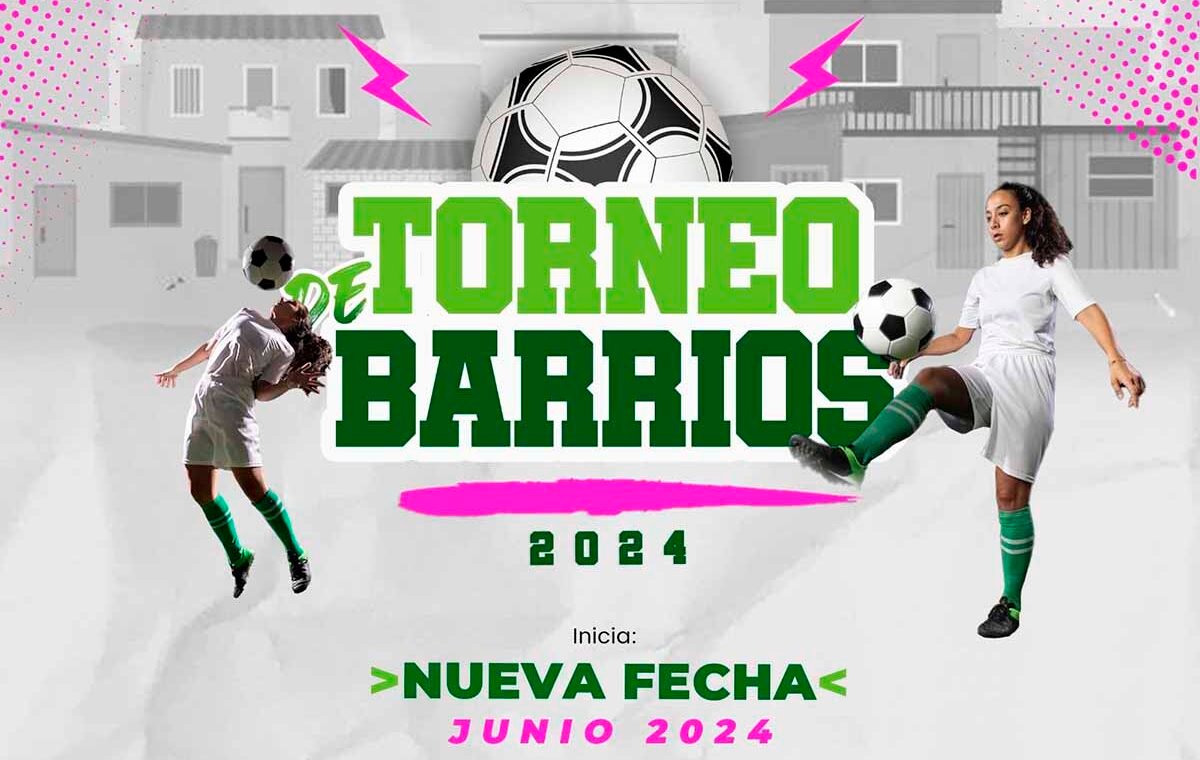 REPROGRAMAN PARA JUNIO EL TORNEO DE BARRIOS 2024 