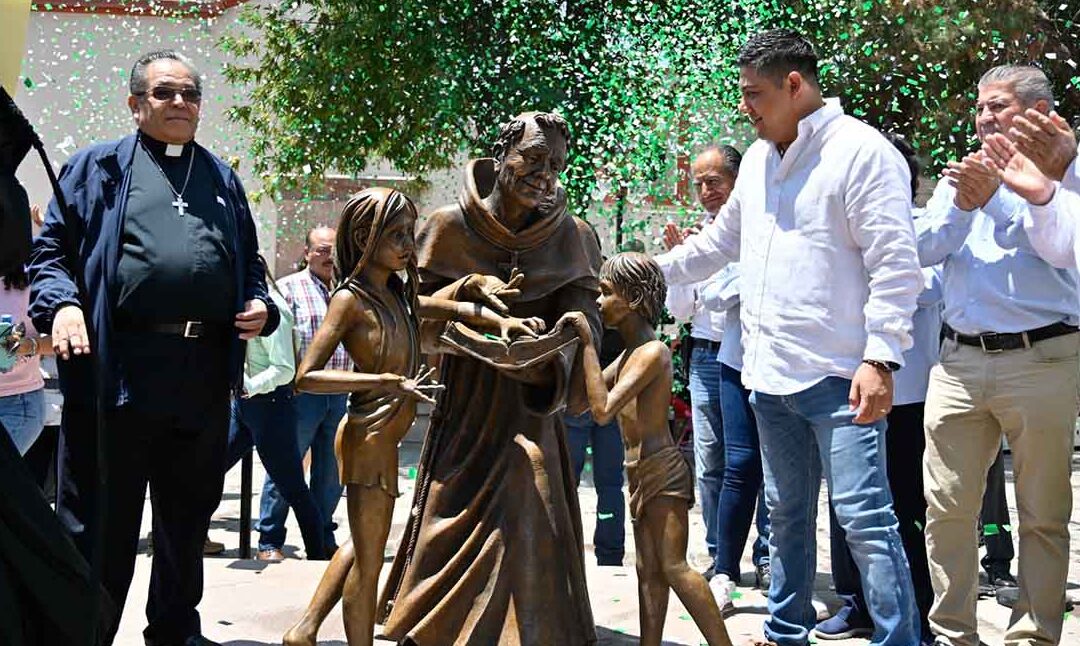 DEVELAN ESTATUA DE FRAY DIEGO DE LA MAGDALENA EN LA CAPITAL POTOSINA