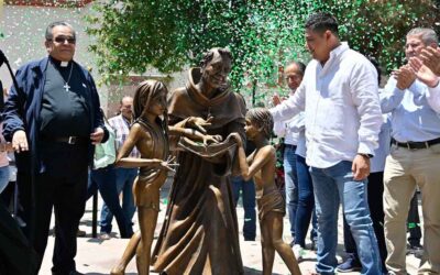 DEVELAN ESTATUA DE FRAY DIEGO DE LA MAGDALENA EN LA CAPITAL POTOSINA