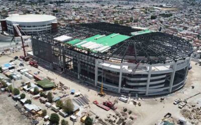 NUEVA ARENA POTOSÍ AL 70 POR CIENTO DE AVANCE EN CONSTRUCCIÓN