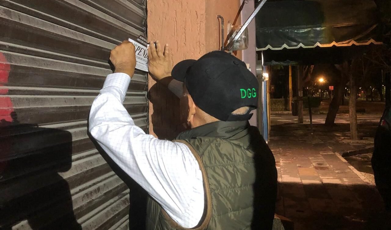 CLAUSURAN MÁS ESTABLECIMIENTOS EN OPERATIVO “ANTRO SEGURO”