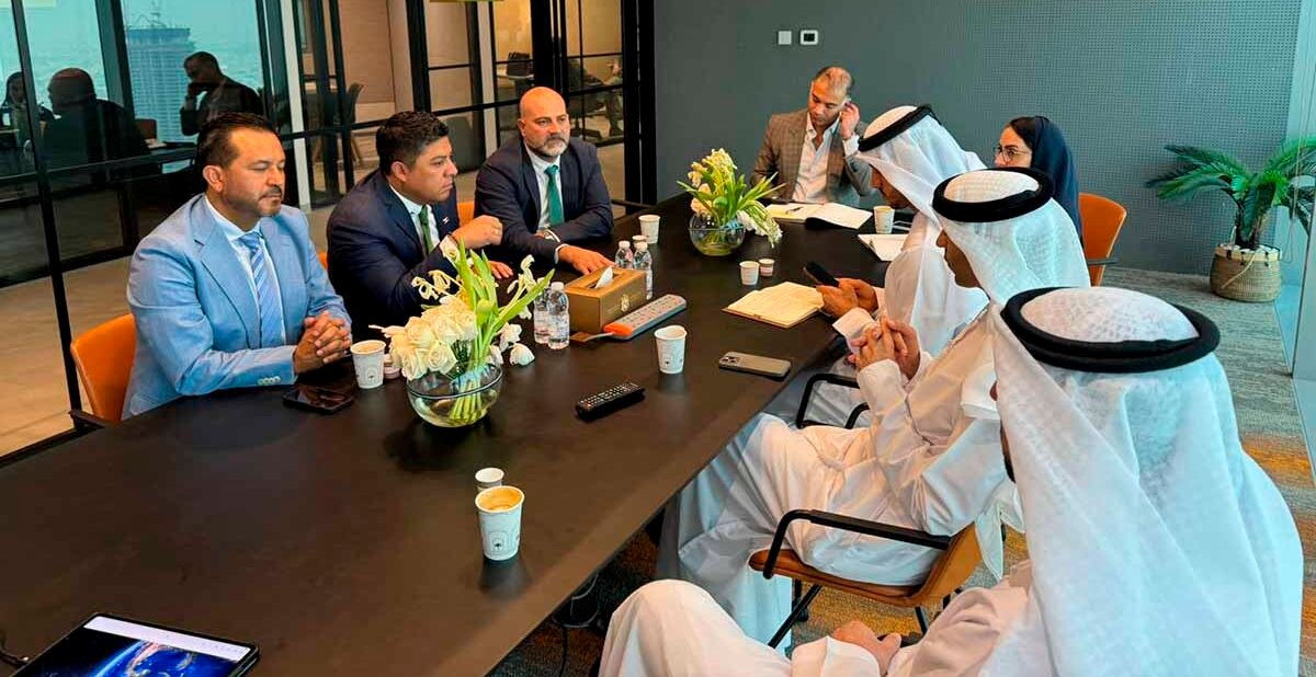 PROMOCIONAN A SLP ANTE MINISTRO DE COMERCIO DE EMIRATOS ÁRABES UNIDOS