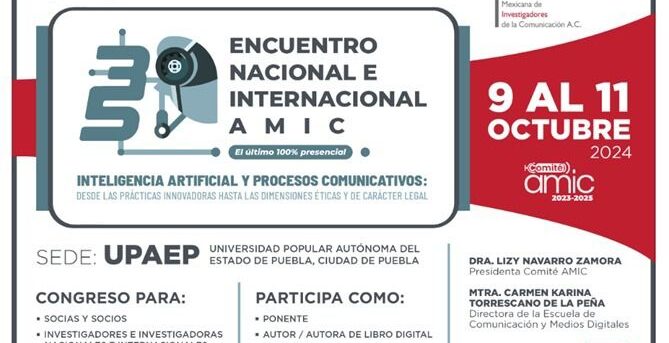 INVITAN A INVESTIGADORES EN COMUNICACIÓN A ENCUENTRO SOBRE INTELIGENCIA ARTIFICIAL