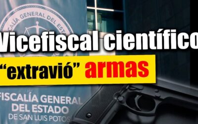 VICEFISCAL CIENTÍFICO «EXTRAVIÓ» ARMAS