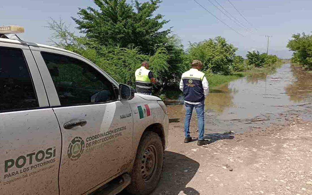 TRAS LLUVIAS, PROTECCIÓN CIVIL VALORA CONDICIONES DE COMUNIDAD EN TANLAJÁS