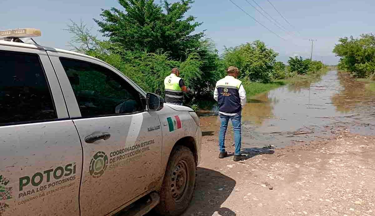 TRAS LLUVIAS, PROTECCIÓN CIVIL VALORA CONDICIONES DE COMUNIDAD EN TANLAJÁS
