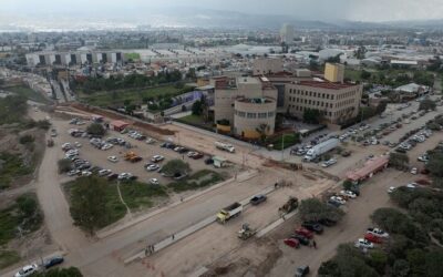 REPORTAN 55 POR CIENTO DE AVANCE EN REHABILITACIÓN DE ACCESOS A LA CLÍNICA 50 DEL IMSS