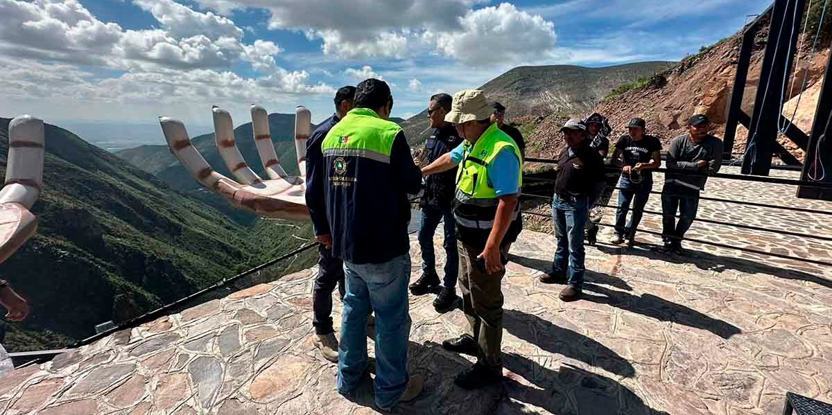 PROTECCIÓN CIVIL REVISA ATRACTIVOS TURÍSTICOS EN REAL DE CATORCE