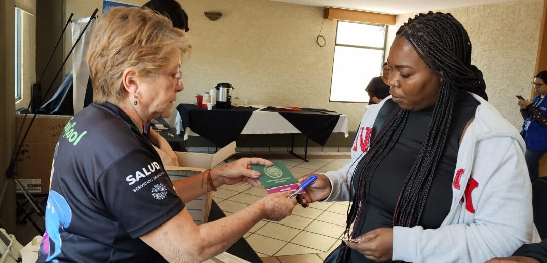 LLEVAN SERVICIOS DE SALUD A PERSONAS REFUGIADAS EN SLP