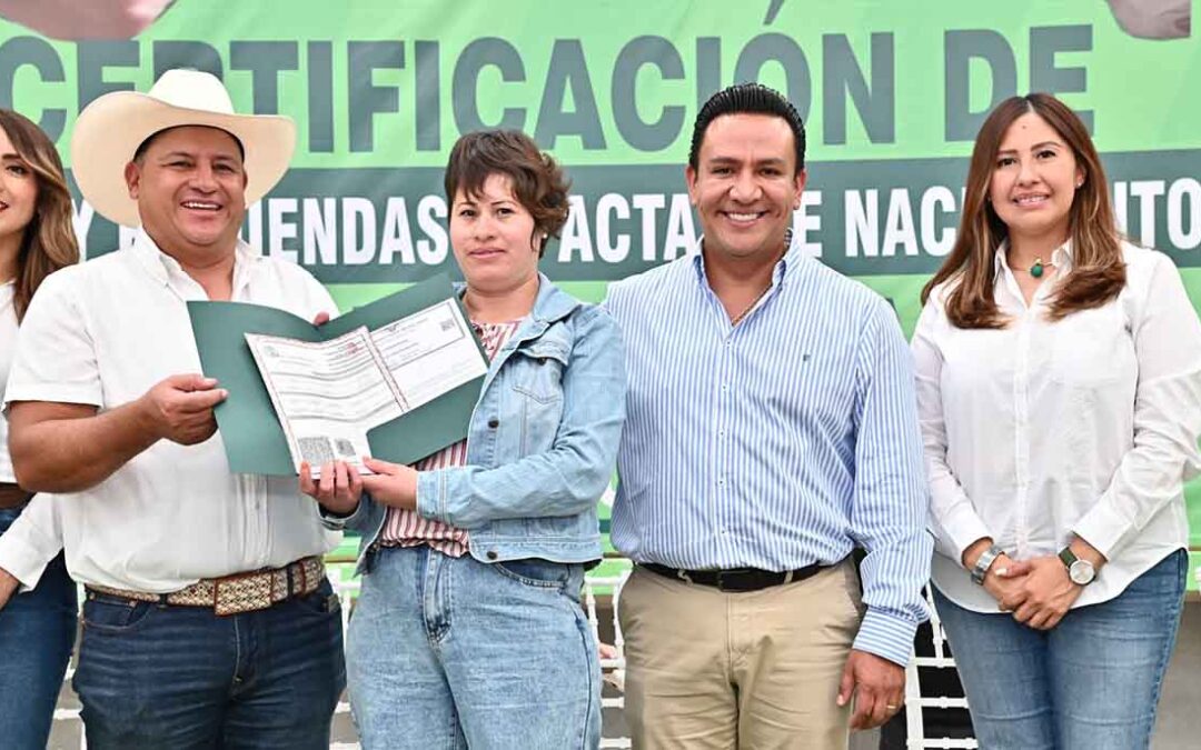 INICIA SISTEMA NACIONAL DE REGISTRO E IDENTIDAD EN VILLA DE ARRIAGA