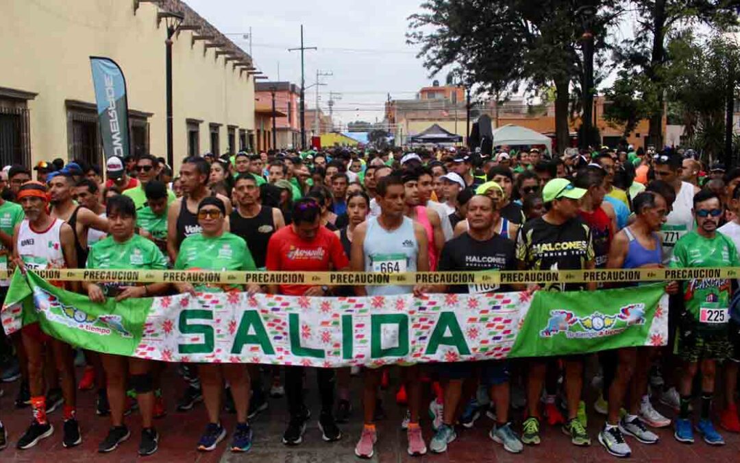 FUE REALIZADA LA QUINTA FECHA DEL TRAIL EN EL BARRIO DE TLAXCALA