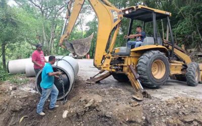 REHABILITARÁN ALCANTARILLAS DAÑADAS TRAS LAS LLUVIAS EN LA HUSTECA