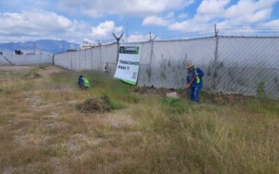 REALIZAN ACCIONES DE LIMPIEZA AL EXTERIOR DEL PENAL DE LA PILA