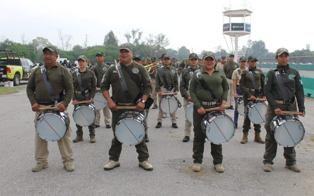 PARTICIPAN ELEMENTOS DE LA GUARDIA CIVIL ESTATAL EN DESFILE CÍVICO DE INDEPENDENCIA