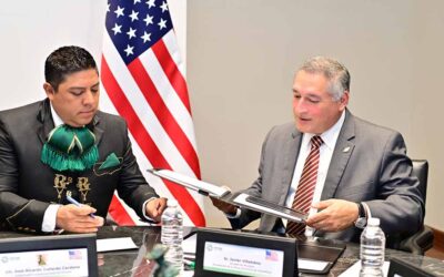 SLP Y AUTORIDADES DE MCALLEN, TEXAS FIRMAN CONVENIO