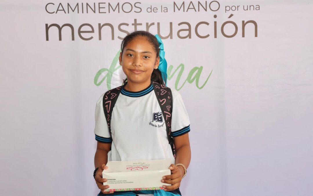 PROGRAMA MENSTRUACIÓN DIGNA LLEGA A RAYÓN Y CÁRDENAS