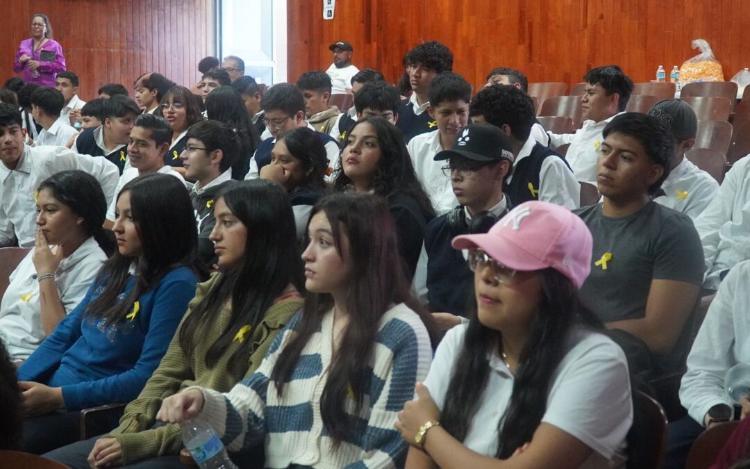 CONTINÚAN CONFERENCIAS PARA SENSIBILIZAR A LOS JÓVENES SOBRE EL SUICIDIO