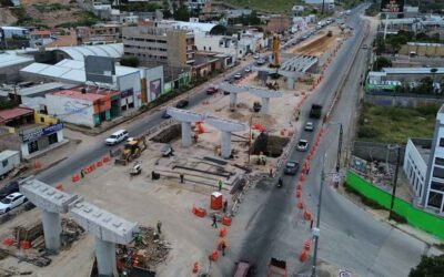 REPORTAN BUEN AVANCE EN NUEVO PUENTE DE CIRCUITO POTOSÍ