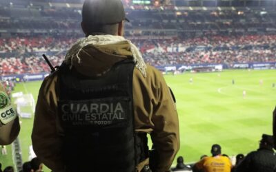 IMPLEMENTAN OPERATIVO DE SEGURIDAD PARA EL PARTIDO EN EL ALFONSO LASTRAS