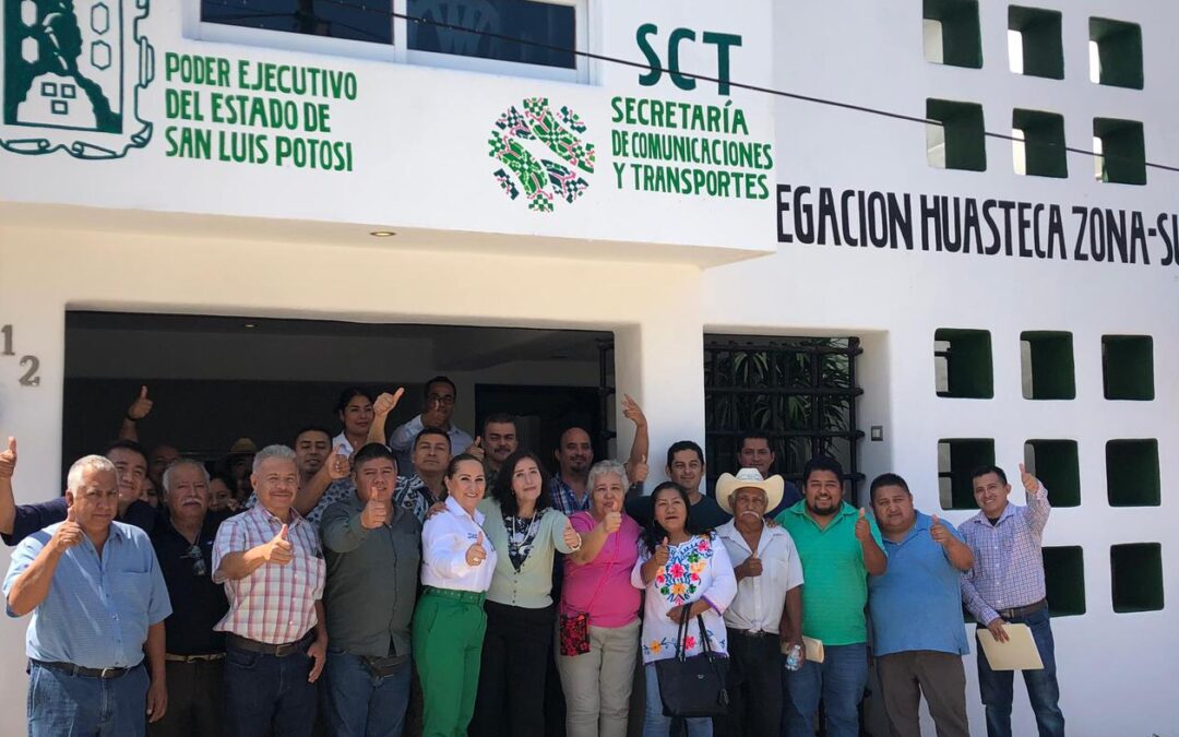 ENTREGAN NUEVAS INSTALACIONES DE LA SCT EN HUASTECA SUR