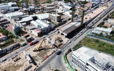 CONTINÚA MONTAJE DE TRABES EN PROYECTO DE PUENTE CORONEL ROMERO