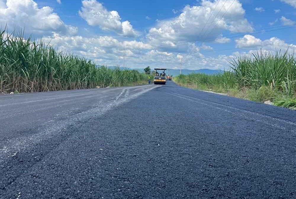 REPORTAN MÁS DEL 60 POR CIENTO DE AVANCE EN RECONSTRUCCIÓN DEL CAMINO A TAMBACA EN TAMASOPO