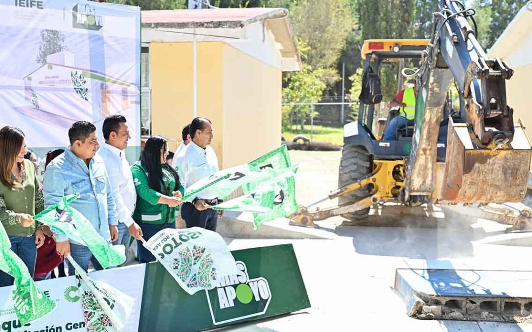 INICIAN REHABILITACIÓN DE ESCUELA PRIMARIA EN CEDRAL