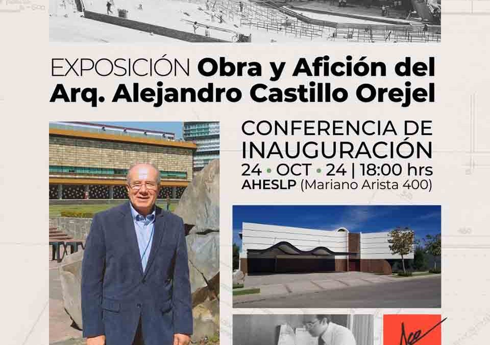 PROMUEVEN OBRA DEL ARQUITECTO ALEJANDRO CASTILLO OREJEL