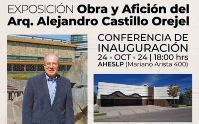 PROMUEVEN OBRA DEL ARQUITECTO ALEJANDRO CASTILLO OREJEL